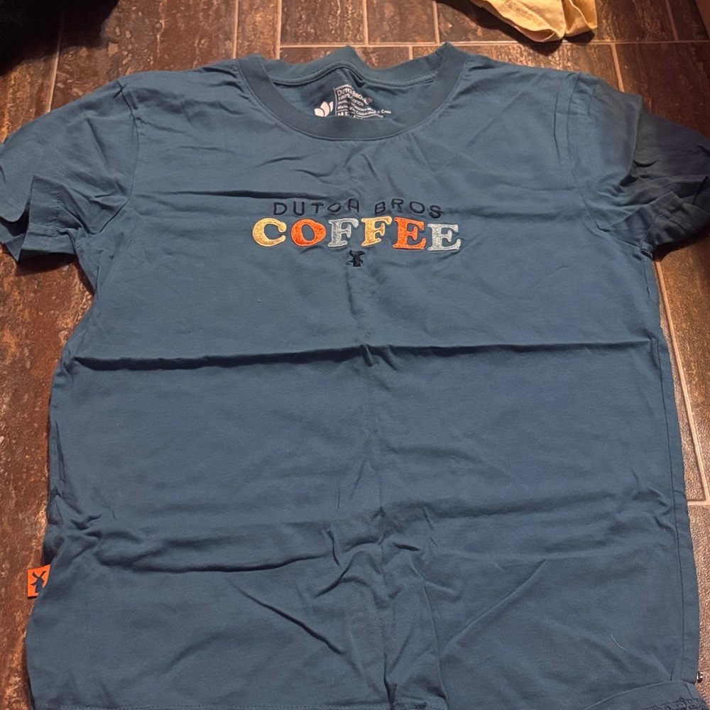 Dutch Bros Teal Coffee Tee